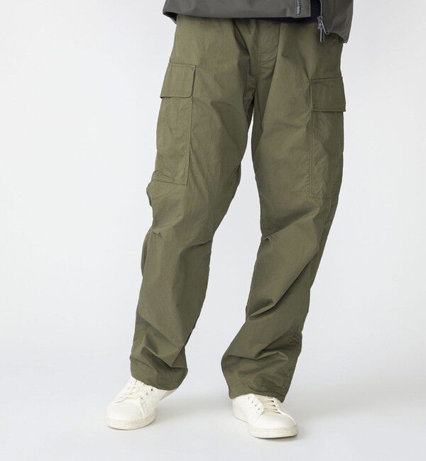 SHIPS「SHIPS: ツイル ピーチ カーゴ パンツ」|カーゴ|オリーブ