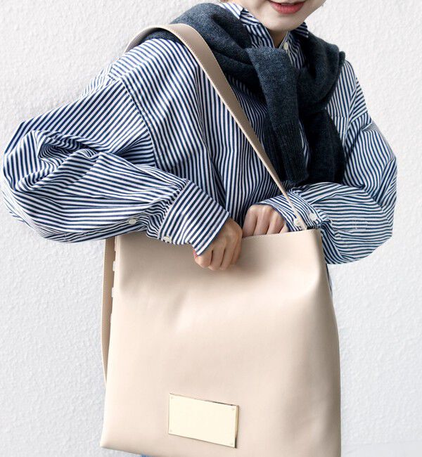 SHIPS for women「【WEB限定】2WAY プレート トート バッグ」|ショルダー・メッセンジャー|