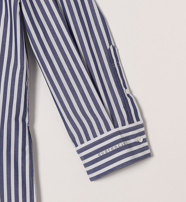 quaranciel「quaranciel:〈洗濯機可能〉REPREVE スキッパー ポケット チュニック シャツ」|シャツ・ブラウス|