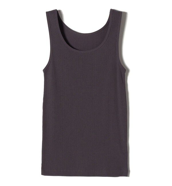 SHIPS for women「《一部追加予約》オーガニック コットン 2WAY リブ タンクトップ」|タンクトップ|