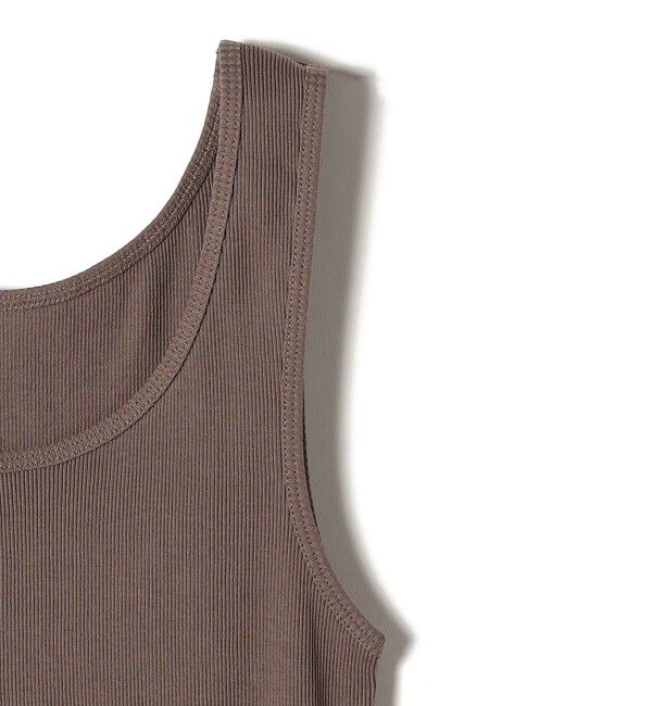 SHIPS for women「《一部追加予約》オーガニック コットン 2WAY リブ タンクトップ」|タンクトップ|