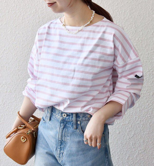 SHIPS any「Le minor:〈洗濯機可能〉ロングスリーブ ボーダー TEE 25SS」|Tシャツ・カットソー|