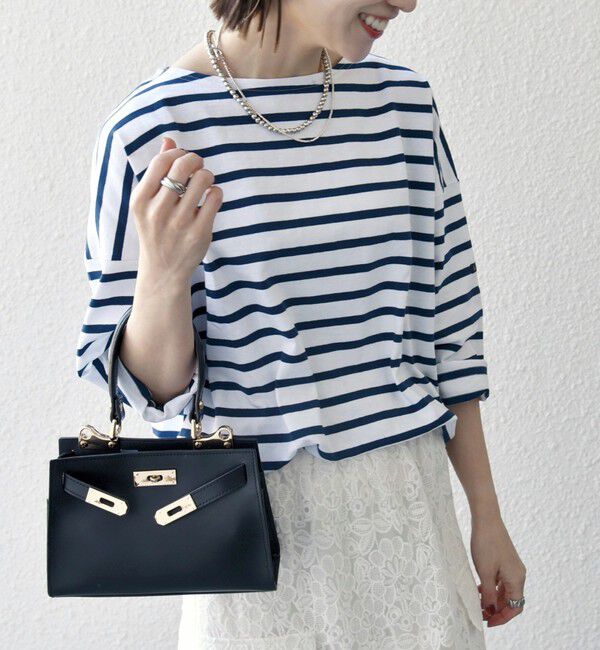 SHIPS any「Le minor:〈洗濯機可能〉ロングスリーブ ボーダー TEE 25SS」|Tシャツ・カットソー|