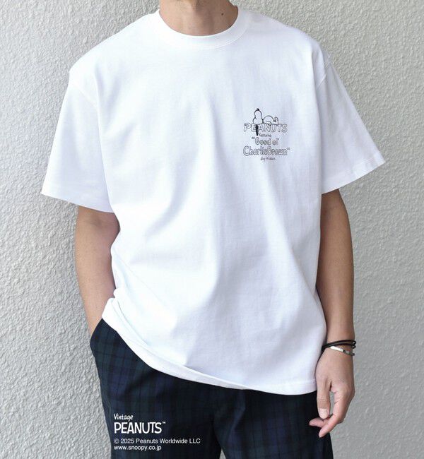 SHIPS any「SHIPS any: SNOOPY コラボ NOT THERE グラフィック バック プリント Tシャツ◇」|Tシャツ・カットソー|