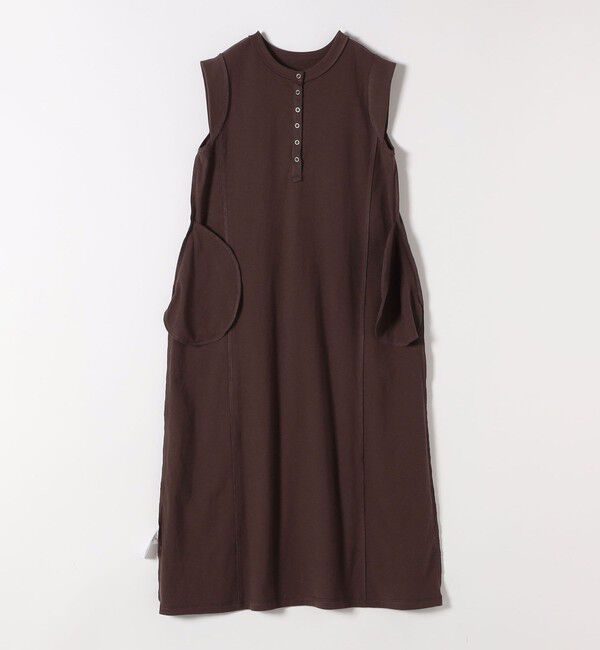 SHIPS any「SHIPS any:〈洗濯機可能〉USAコットン ヘンリーネック Aライン ワンピース」|ワンピース|