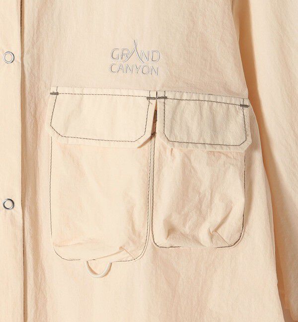 SHIPS any「GRAND CANYON:〈洗濯機可能〉フロント ポケット スリット シャツ ワンピース」|ワンピース|