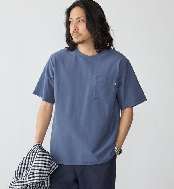 SHIPS「SHIPS:〈接触冷感/遮熱/吸水拡散/UVカット〉COVEROSS(R) フリーザー Tシャツ」|Tシャツ・カットソー|