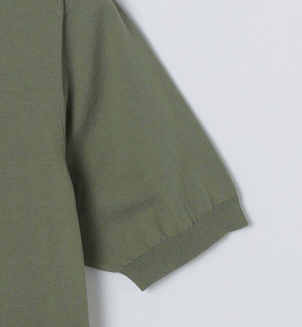 SHIPS「SHIPS: ICE COTTON クルーネック ショートスリーブ ニットTシャツ」|Tシャツ・カットソー|