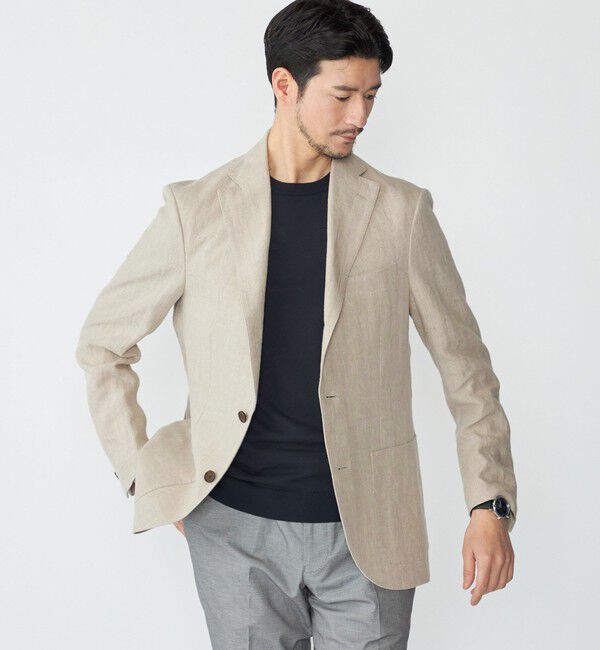 SHIPS「SHIPS: ICE COTTON クルーネック ショートスリーブ ニットTシャツ」|Tシャツ・カットソー|