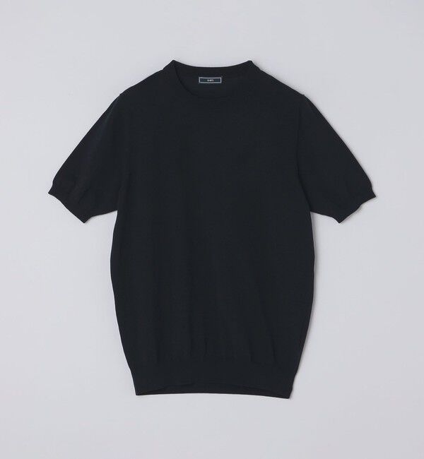 SHIPS「SHIPS: ICE COTTON クルーネック ショートスリーブ ニットTシャツ」|Tシャツ・カットソー|