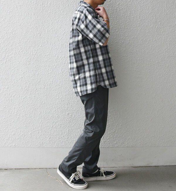 SHIPS any「SHIPS any:〈洗濯機可能〉コットン/リネン チェック オープンカラー プルオーバー シャツ◇」|シャツ・ブラウス|