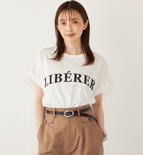 SHIPS Colors 「SHIPS Colors:〈接触冷感・UVカット〉ビッグロゴ ドルマン Tシャツ◇」|Tシャツ・カットソー|ホワイト