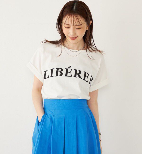 SHIPS Colors 「SHIPS Colors:〈接触冷感・UVカット〉ビッグロゴ ドルマン Tシャツ◇」|Tシャツ・カットソー|