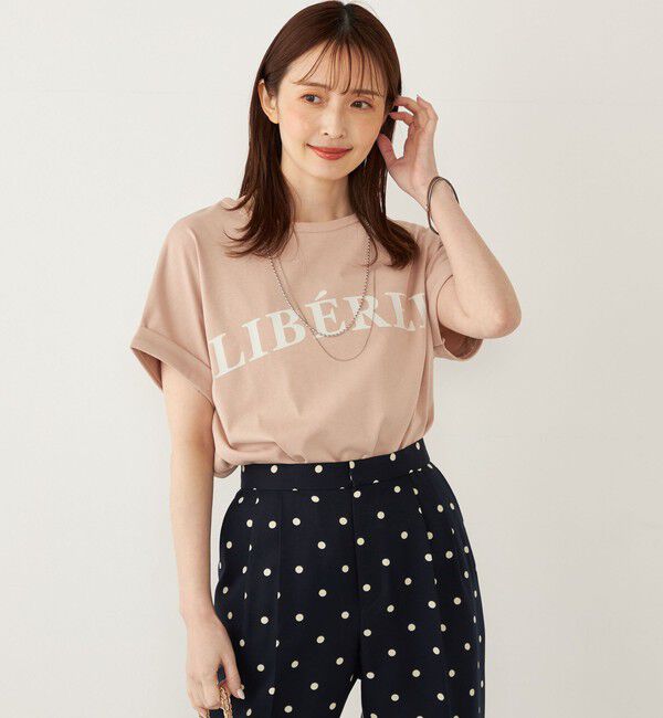 SHIPS Colors 「SHIPS Colors:〈接触冷感・UVカット〉ビッグロゴ ドルマン Tシャツ◇」|Tシャツ・カットソー|