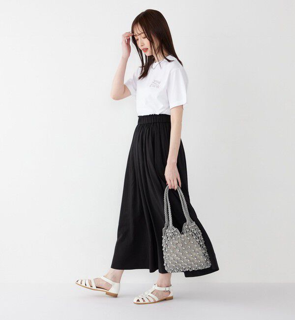 SHIPS Colors 「【SHIPS Colors 別注】FIRST DOWN:〈撥水〉エンブロイダリー ロゴ Tシャツ」|Tシャツ・カットソー|