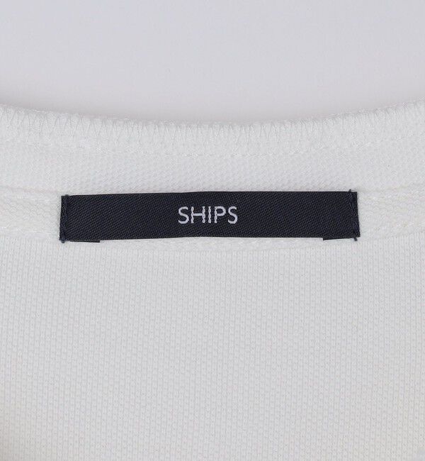 SHIPS「【WEB限定】SHIPS: メランジ カノコ ヘンリーネック Tシャツ (半袖)」|Tシャツ・カットソー|