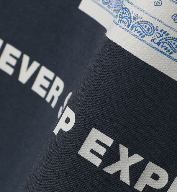 SHIPS any「THE NORTH FACE: スクエア バンダナ バックプリント ロゴ Tシャツ <KIDS>」|Tシャツ・カットソー|