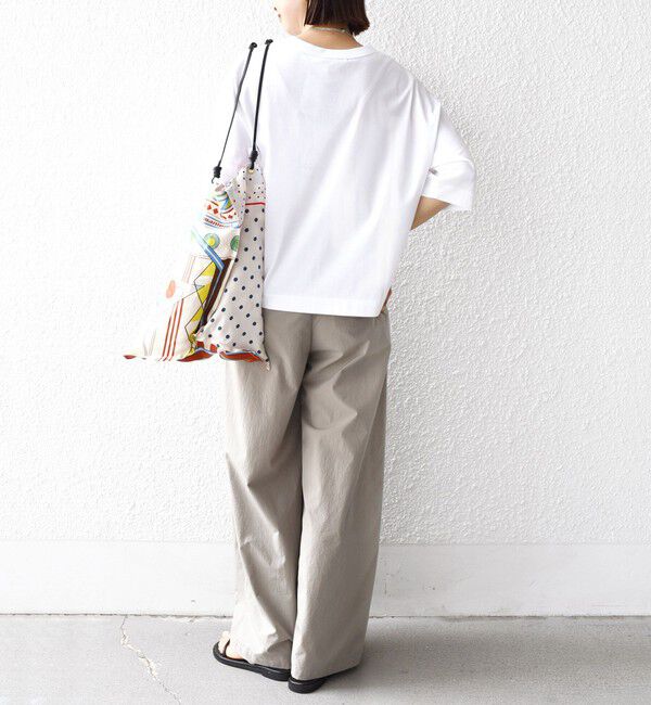 SHIPS for women「ワンポイント 刺繍 スムース ワイド TEE」|Tシャツ・カットソー|