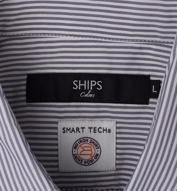 SHIPS Colors 「SHIPS Colors:SMART TECH(R) ノーアイロン セミワイドカラー シャツ」|シャツ・ブラウス|