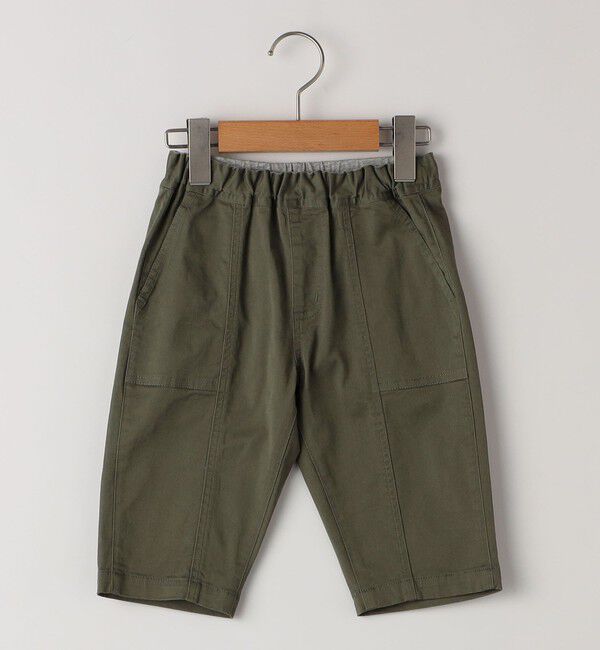 SHIPS KIDS「SHIPS KIDS:80～90cm /テーパード クロップド パンツ」|その他|オリーブ