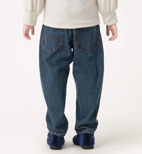 SHIPS Colors 「SHIPS Colors:100～130cm / 〈洗濯機可能〉バレルレッグ デニムパンツ◇」|デニム|