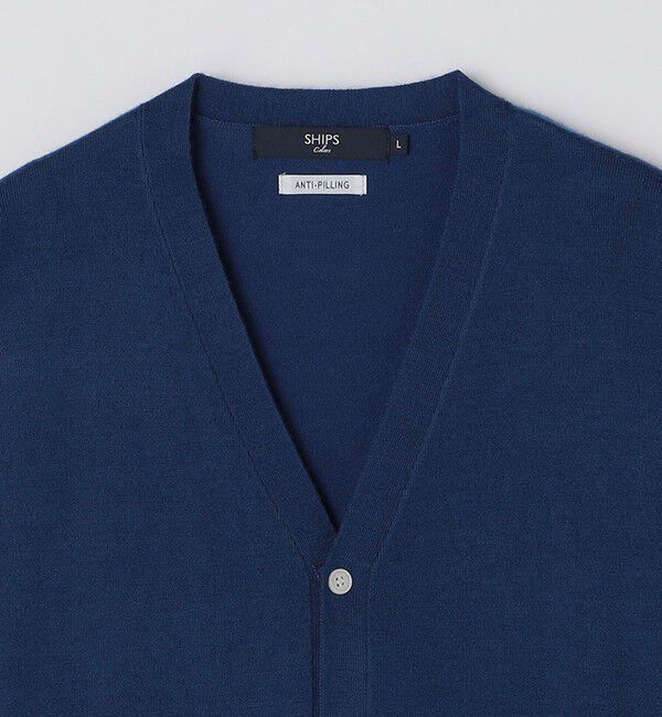 SHIPS Colors 「SHIPS Colors:〈手洗い可能〉アンチピリング 12ゲージ カーディガン」|カーディガン|
