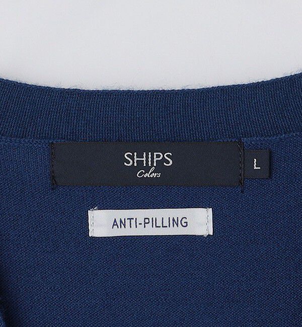 SHIPS Colors 「SHIPS Colors:〈手洗い可能〉アンチピリング 12ゲージ カーディガン」|カーディガン|