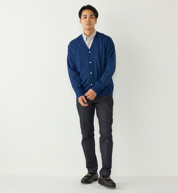 SHIPS Colors 「SHIPS Colors:〈手洗い可能〉アンチピリング 12ゲージ カーディガン」|カーディガン|