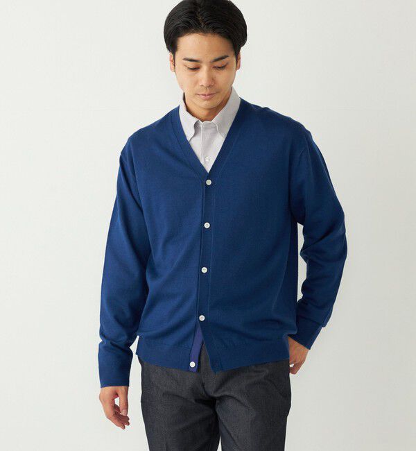 SHIPS Colors 「SHIPS Colors:〈手洗い可能〉アンチピリング 12ゲージ カーディガン」|カーディガン|