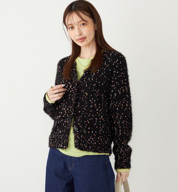 SHIPS Colors 「SHIPS Colors:〈手洗い可能〉カラー ネップ ニットカーディガン◇」|カーディガン|