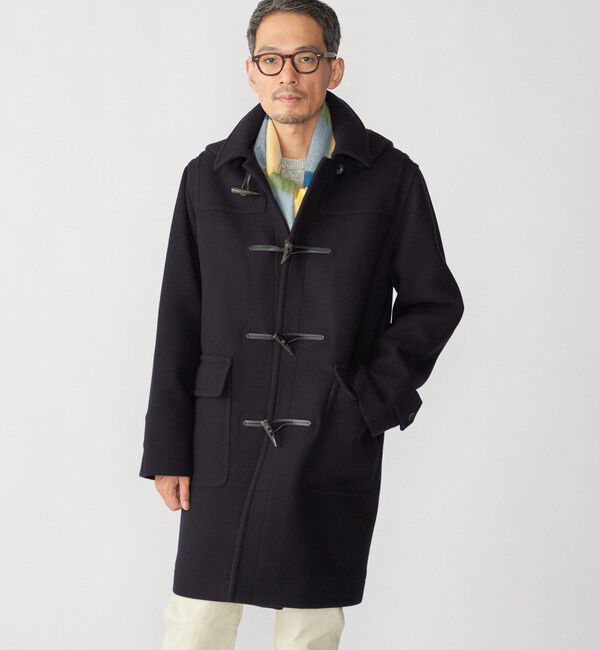 SHIPS「SHIPS: S140 ウールシルク ダッフル コート」|ダッフルコート|