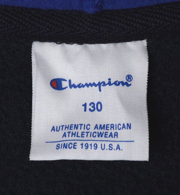 SHIPS any「Champion:〈洗濯機可能〉フリース ジップ フード ジャケット<KIDS>」|ブルゾン・スタジャン|