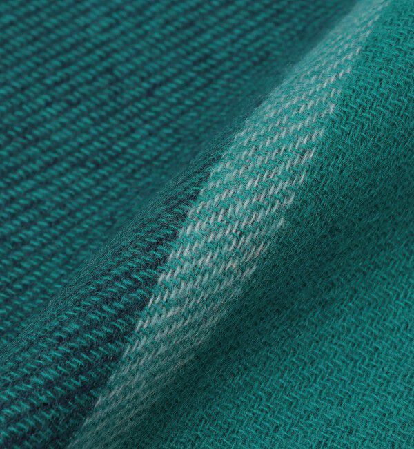 SHIPS「SHIPS: カシミヤ ダブルフェイス パネル マフラー」|マフラー|