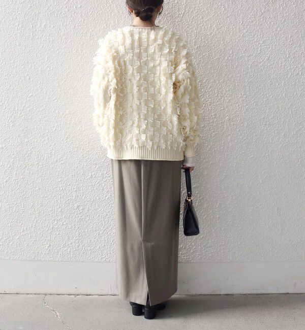 SHIPS any「SHIPS any:〈洗濯機可能〉ウォーム ストレッチ Iライン ベイカー スカート」|スカート|