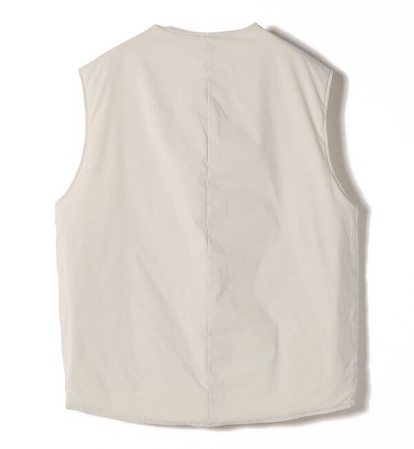 SHIPS for women「SHIPS Primary Navy Label:〈手洗い可能〉スクエア キルト リバーシブル ジレ」|ベスト・ジレ|