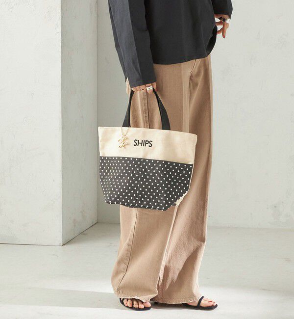 SHIPS for women「チャーム付き ポケット トート バッグ」|トートバッグ|