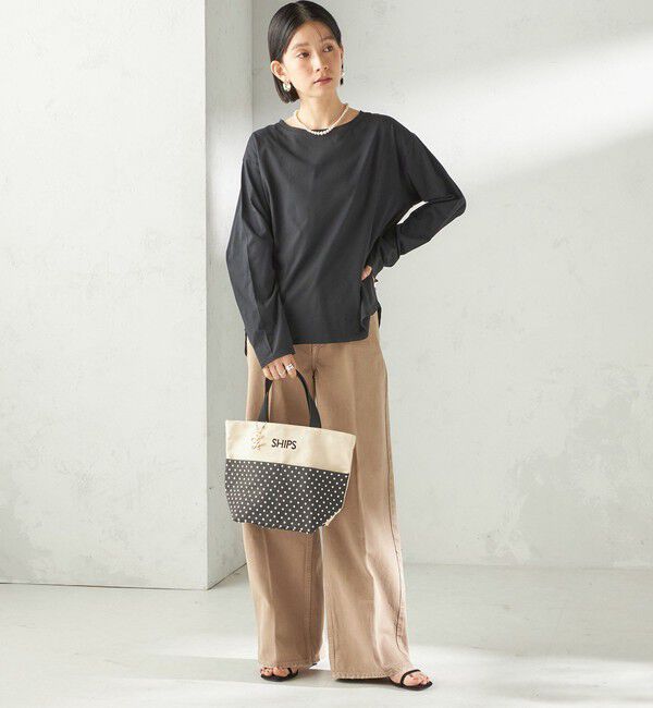 SHIPS for women「チャーム付き ポケット トート バッグ」|トートバッグ|