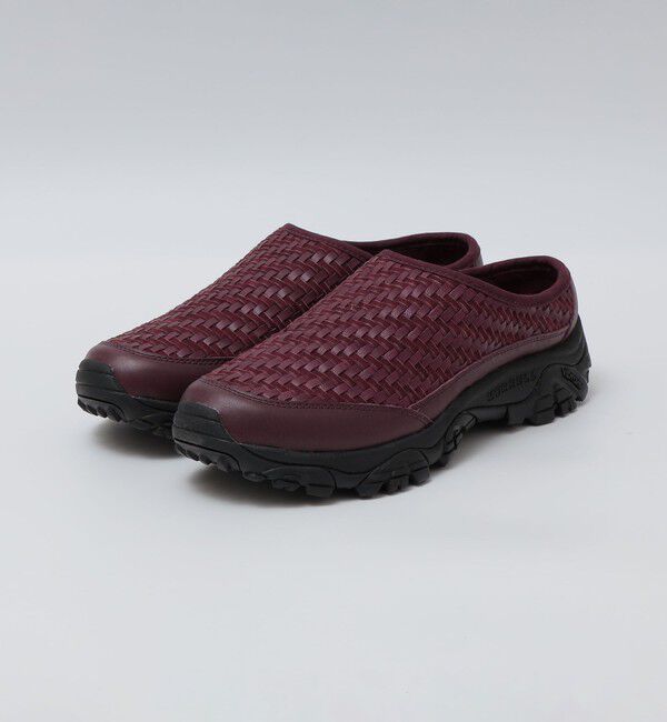 SHIPS「MERRELL 1TRL: MOAB SLIDE LEATHER WOVEN SE」|スニーカー|ワイン