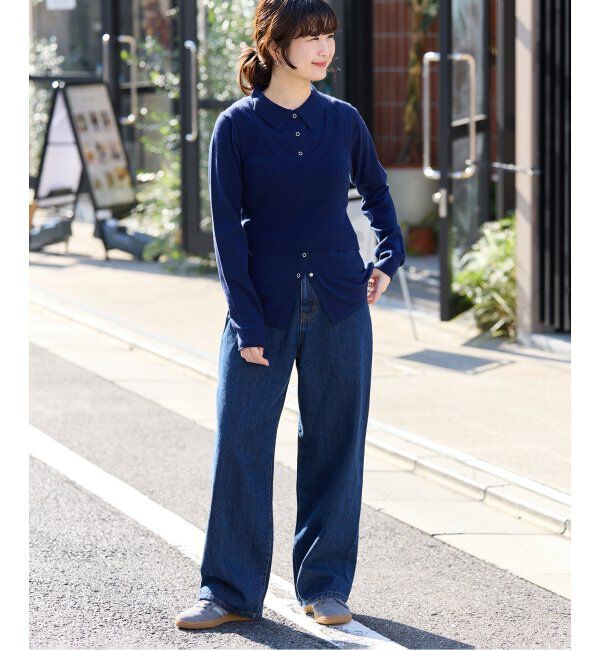 OUTDOOR PRODUCTS Usual Things「ニットシャツニットビスチェ2点SET」|ニット・セーター|