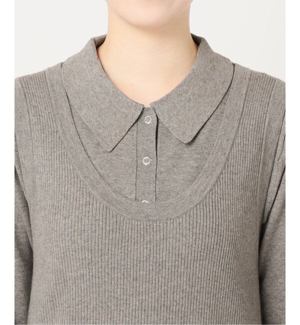 OUTDOOR PRODUCTS Usual Things「ニットシャツニットビスチェ2点SET」|ニット・セーター|
