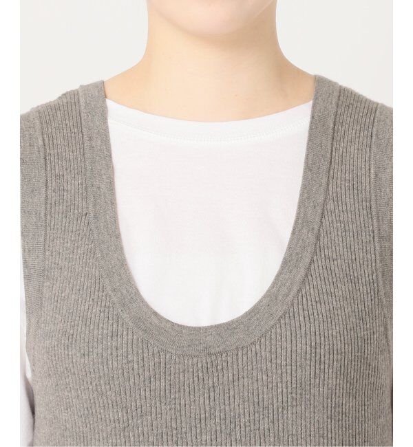 OUTDOOR PRODUCTS Usual Things「ニットシャツニットビスチェ2点SET」|ニット・セーター|