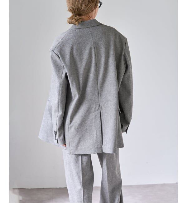 OUTDOOR PRODUCTS Usual Things「PEメランジ2Bジャケット セットアップ対応」|テーラードジャケット|