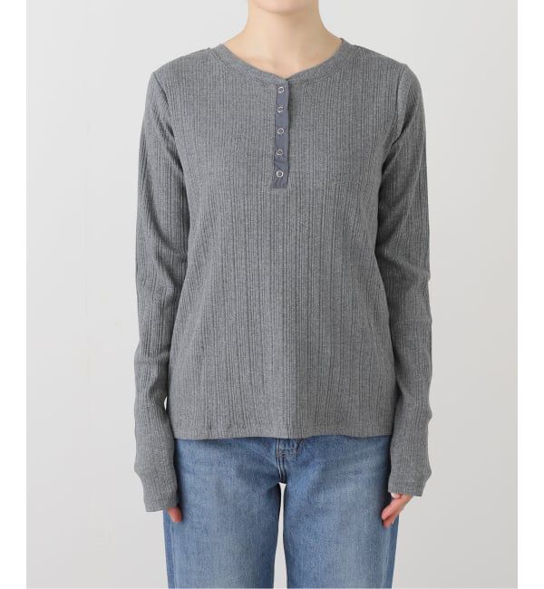 OUTDOOR PRODUCTS Usual Things「リブヘンリーネックTEE」|Tシャツ・カットソー|