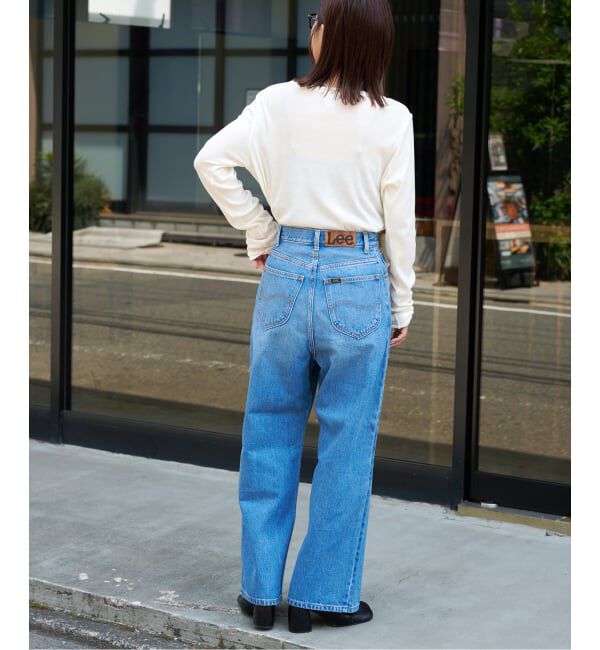 新色追加 LEE 別注ハイウエストルーズデニム（OUTDOOR PRODUCTS Usual