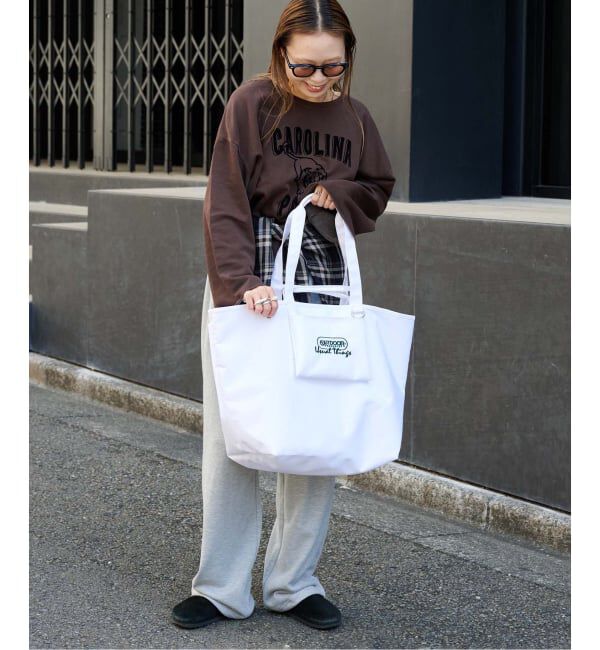 OUTDOOR PRODUCTS Usual Things「USUAL THINGS TOTE LARGE ユニセックス対応」|トートバッグ|