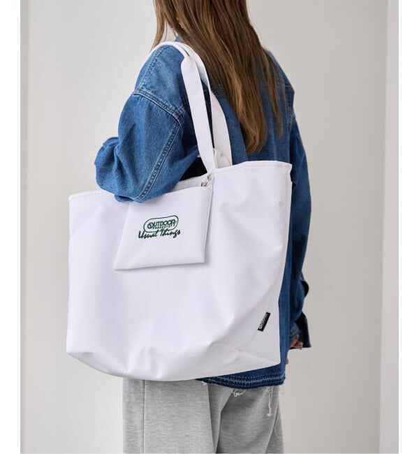 OUTDOOR PRODUCTS Usual Things「USUAL THINGS TOTE LARGE ユニセックス対応」|トートバッグ|