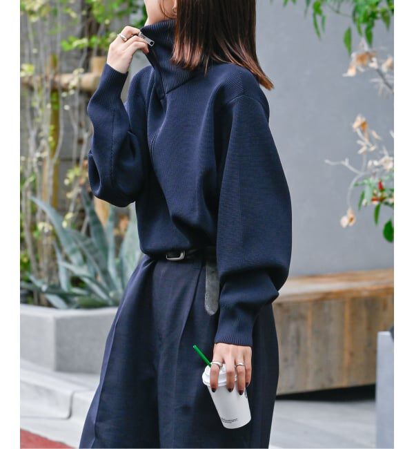 OUTDOOR PRODUCTS Usual Things「LOGAN別注 ライトウエイトハーフジップニット」|ニット・セーター|