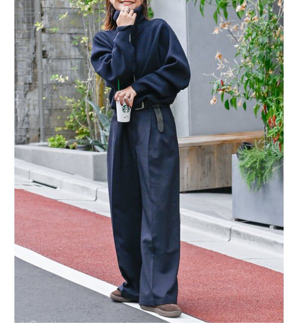 OUTDOOR PRODUCTS Usual Things「LOGAN別注 ライトウエイトハーフジップニット」|ニット・セーター|