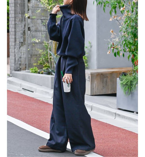 OUTDOOR PRODUCTS Usual Things「LOGAN別注 ライトウエイトハーフジップニット」|ニット・セーター|