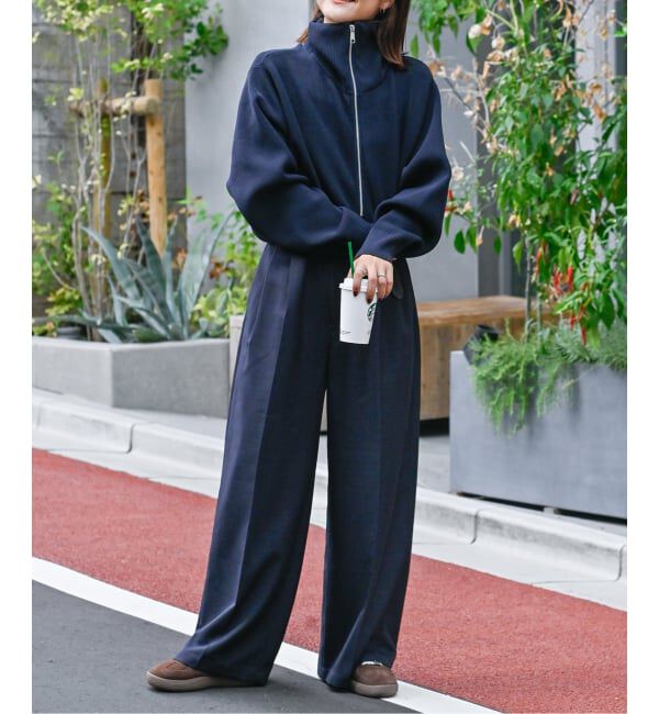 OUTDOOR PRODUCTS Usual Things「LOGAN別注 ライトウエイトハーフジップニット」|ニット・セーター|